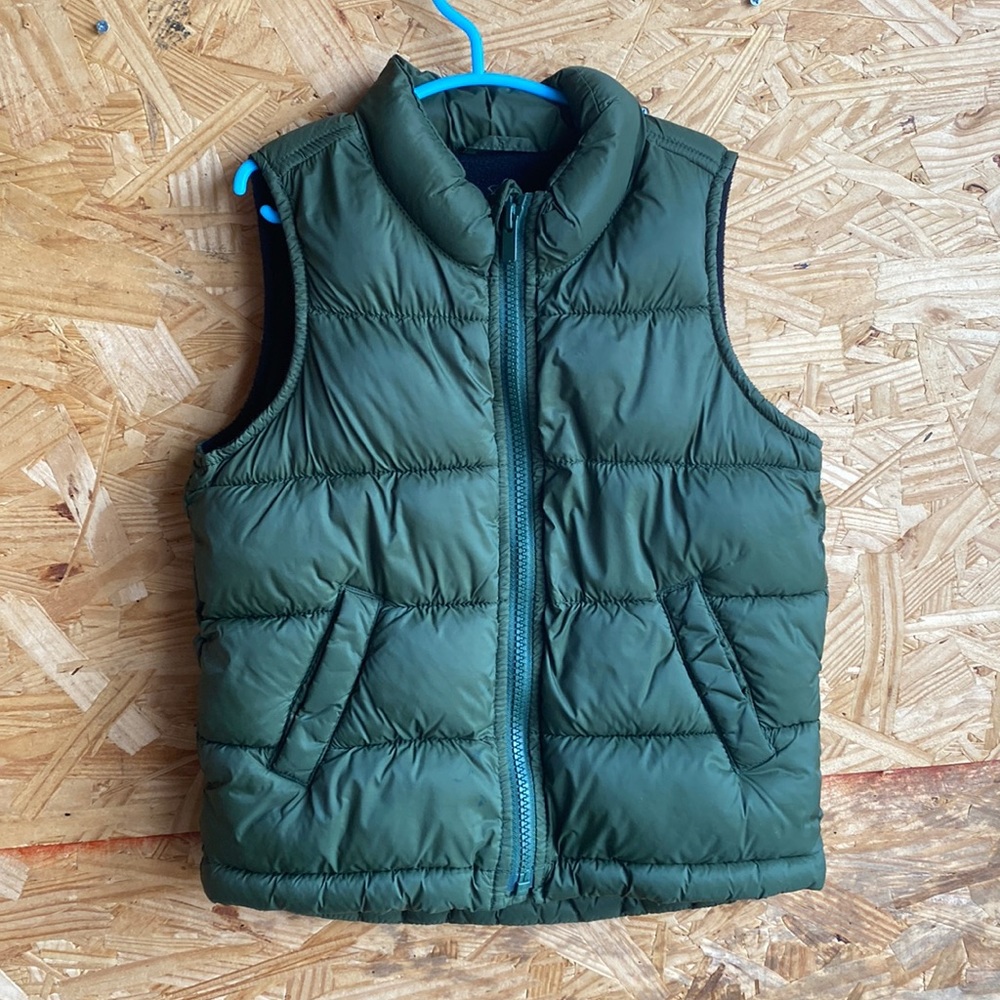 Old Navy Green Puffer Vest